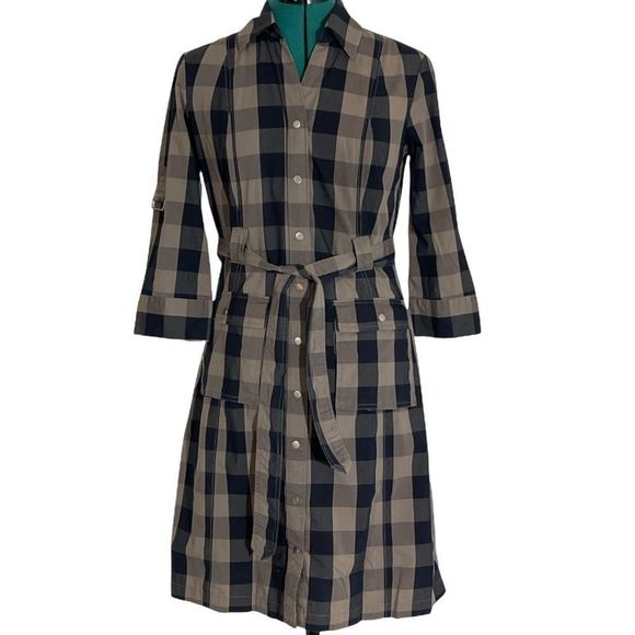 Converse Dresses & Skirts - Converse Plaid Shirt Dress Preowned Small.